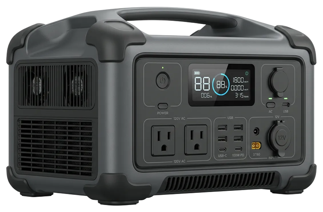 EcoFlow Delta 3 Max portable power station with L14-30R outlet and LiFePO4 battery
