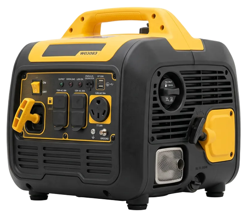 Firman W03083 portable inverter generator with TT-30R RV outlet and remote fob