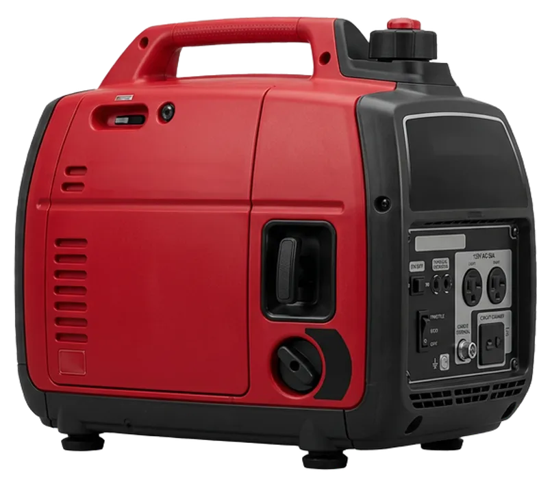 Honda EU2200i portable inverter generator with control panel and carry handle